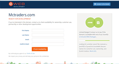 Desktop Screenshot of mctraders.com